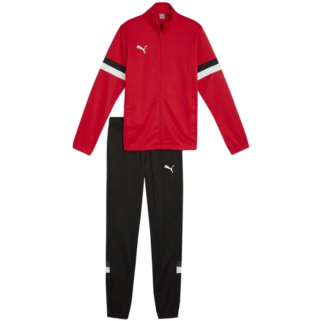 Puma Team Rise Red-Black Tracksuit For Kids 658655 01