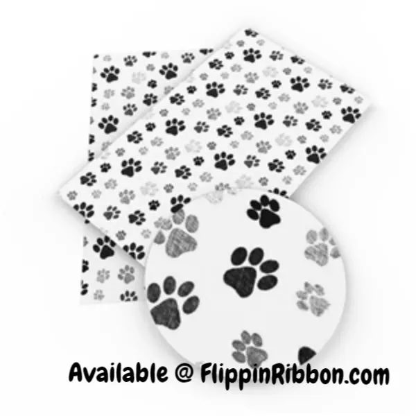 Puppy Feet Faux Leather