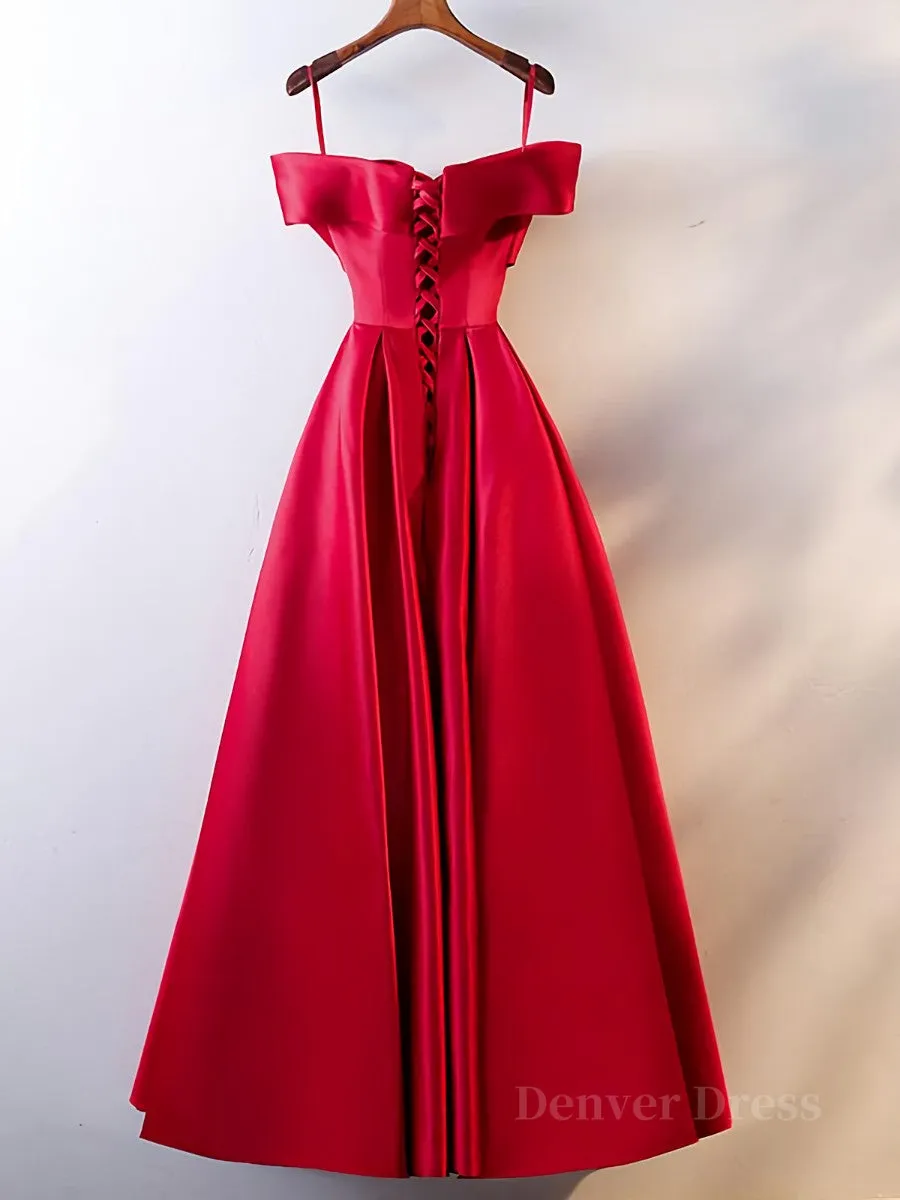 Red Tea Length Prom Dresses Red Tea Length Formal Bridesmaid Dresses