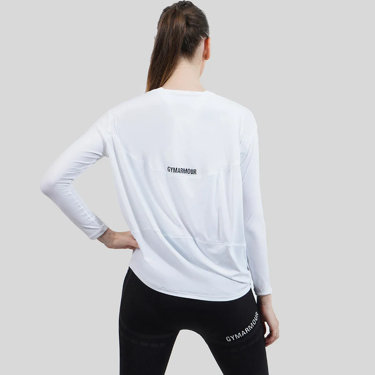 Relaxfit Long Sleeves Tee (White)