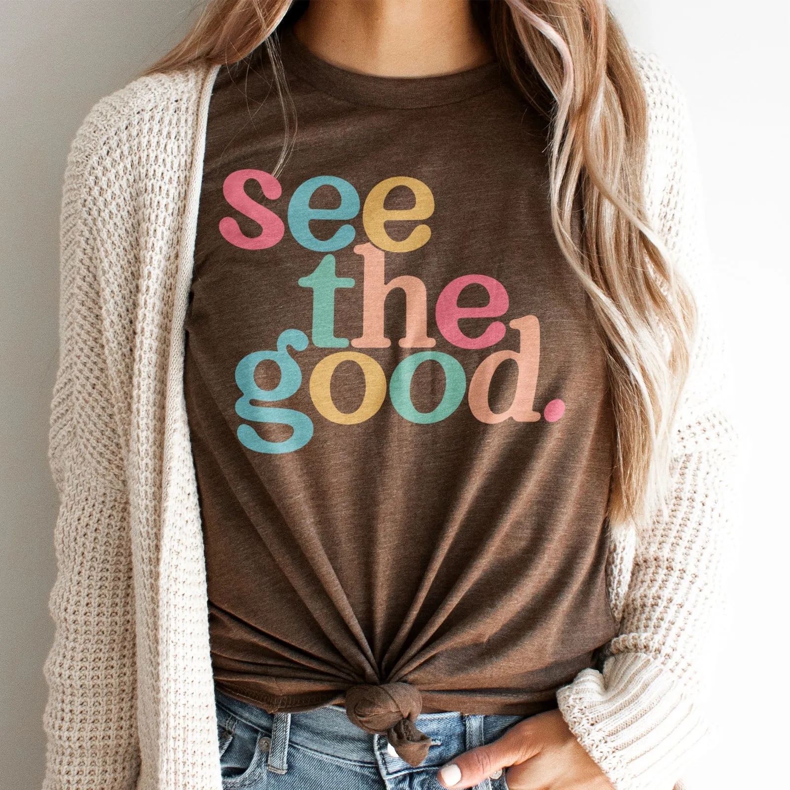 See The Good Tee Shirts For Women - Christian Shirts for Women - Religious Tee Shirts