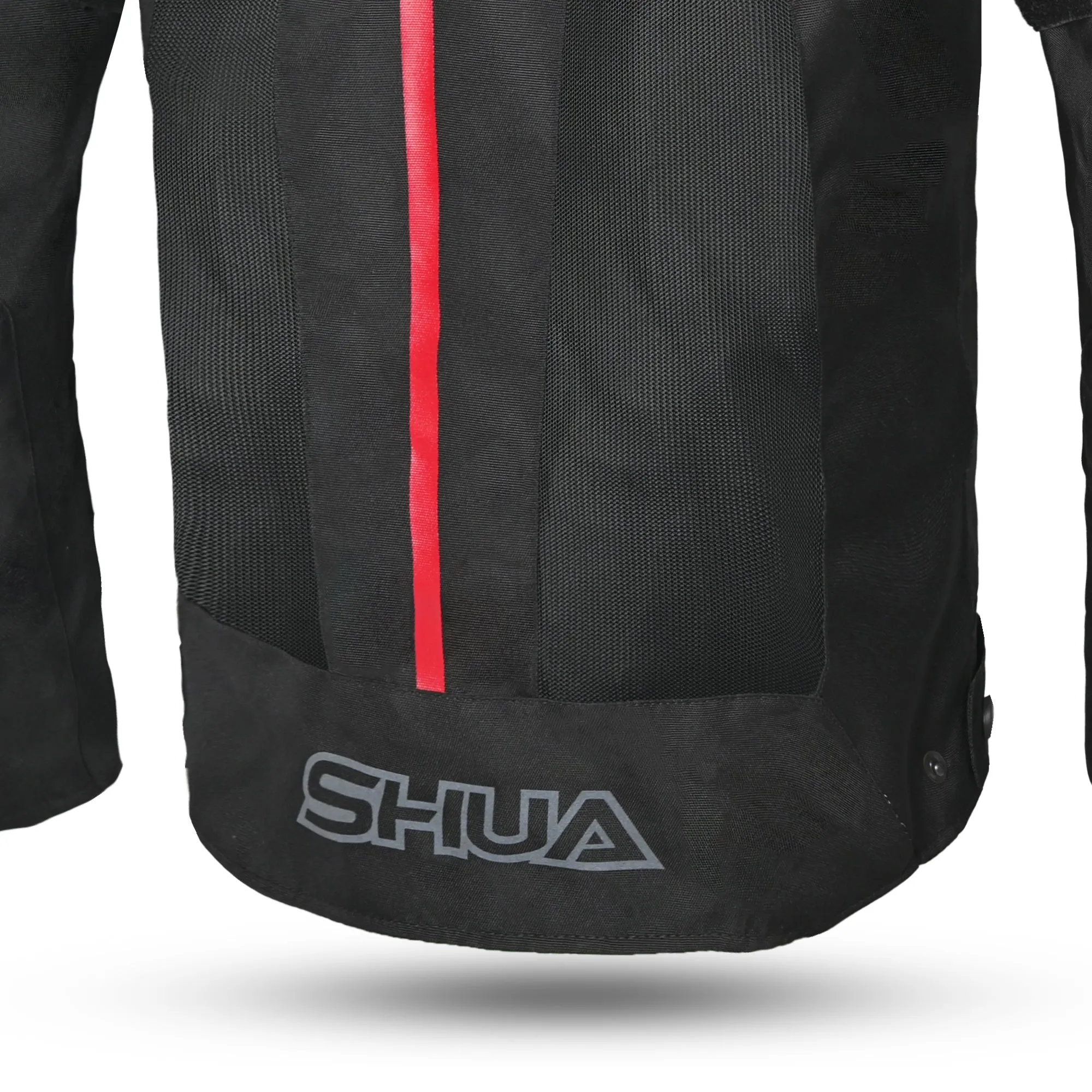 SHUA Gravity Mesh Summer Motorcycle Jacket Black Red