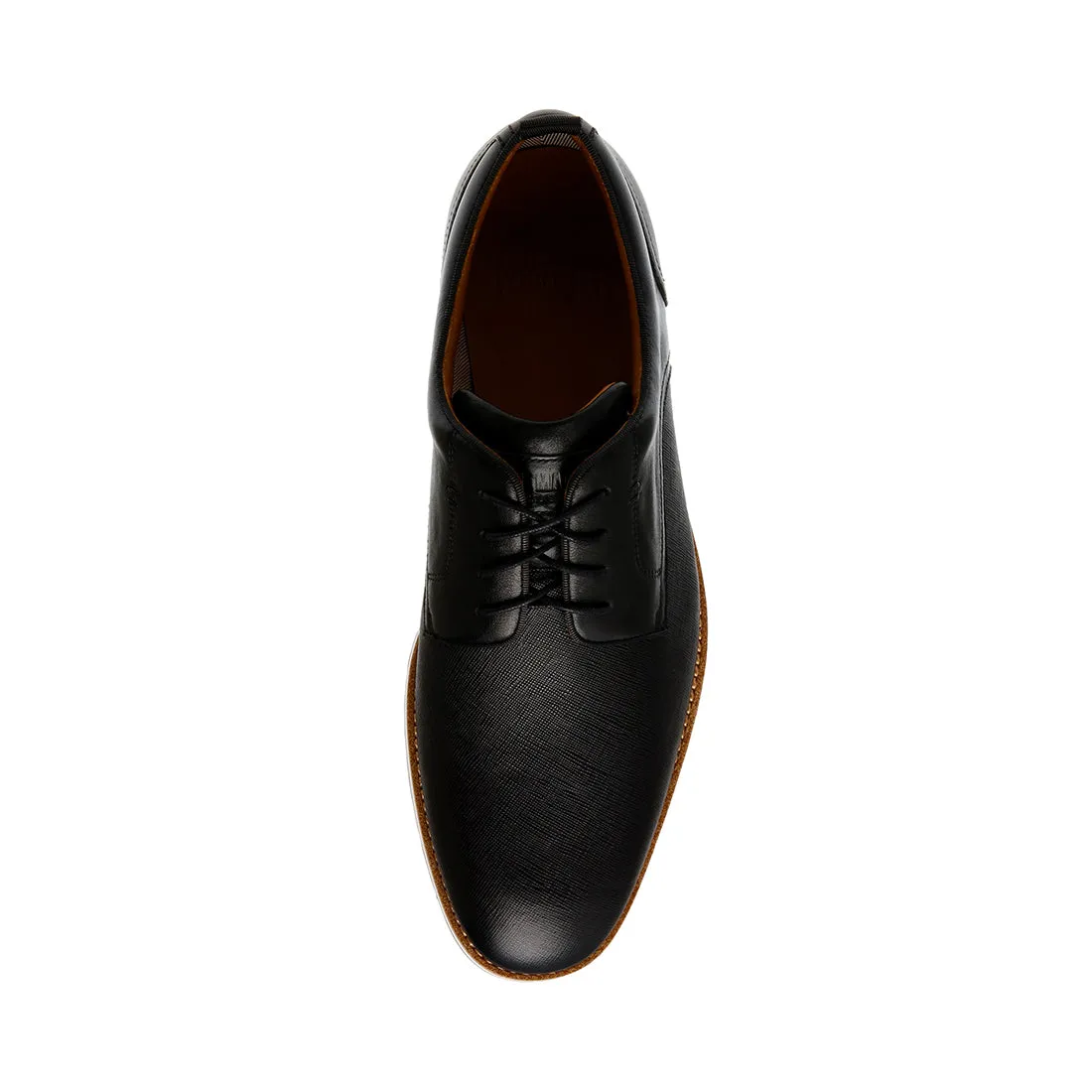 Spently Casual Shoe BLACK LEATHER