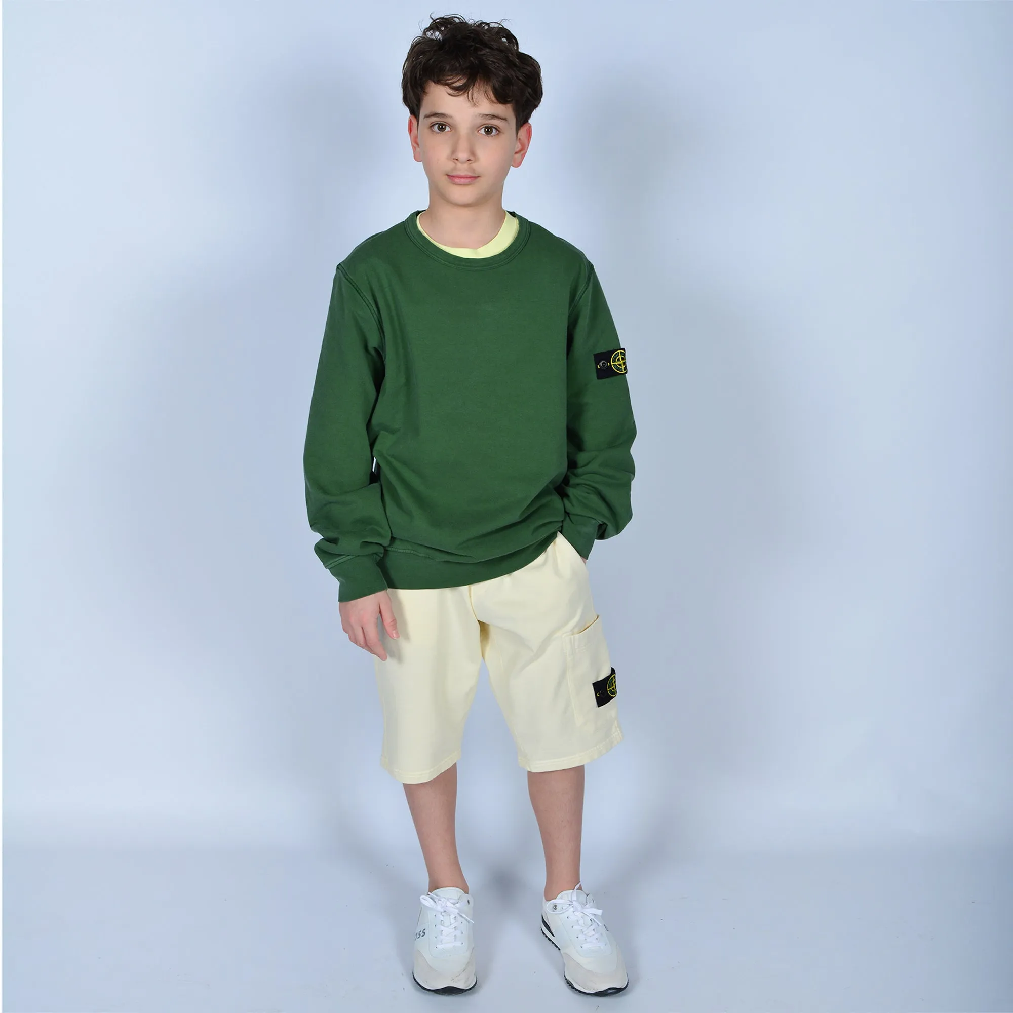 Stone Island Green Sweatshirt