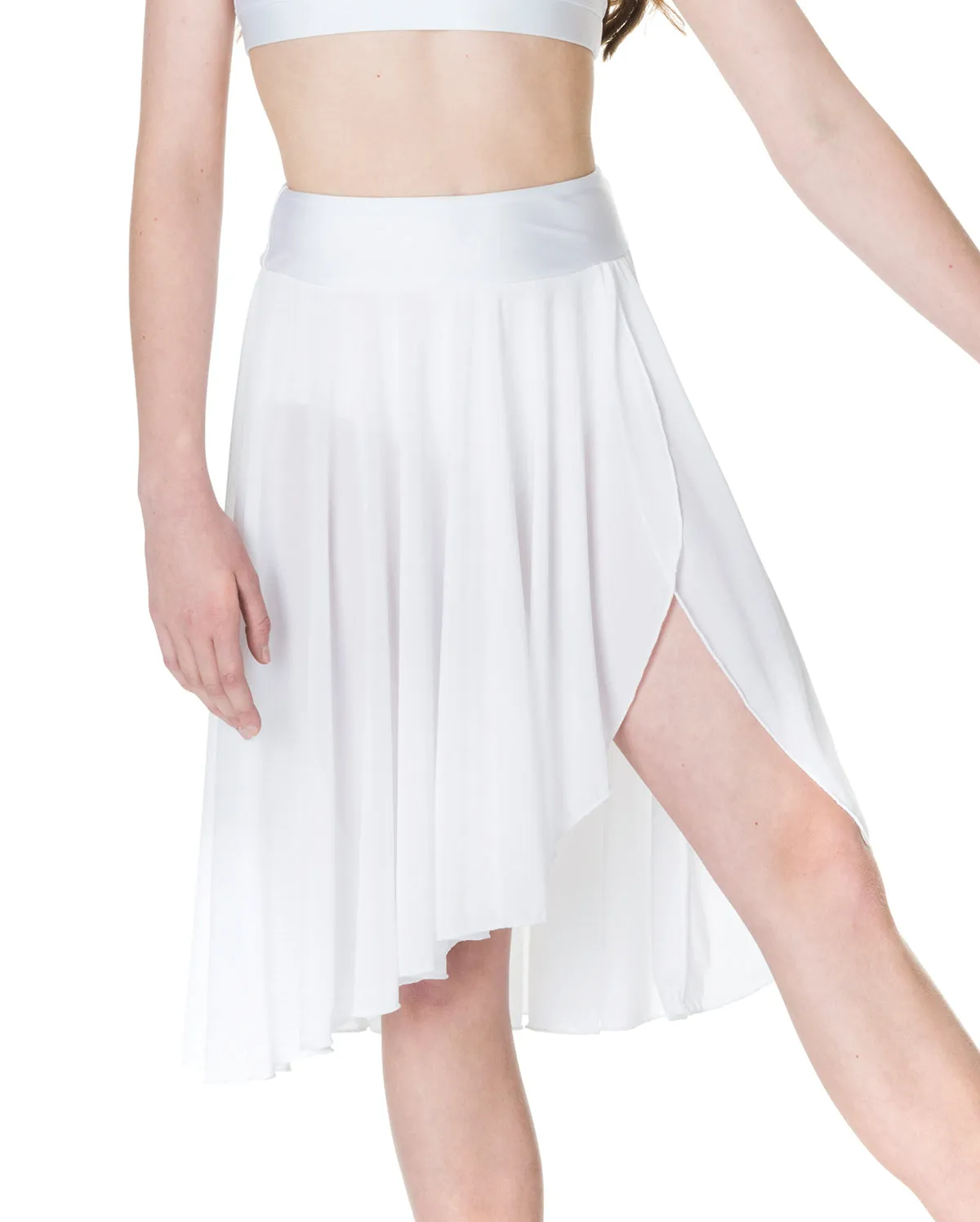 Studio 7, Inspire Mesh Skirt, White, Adults, ADSK05