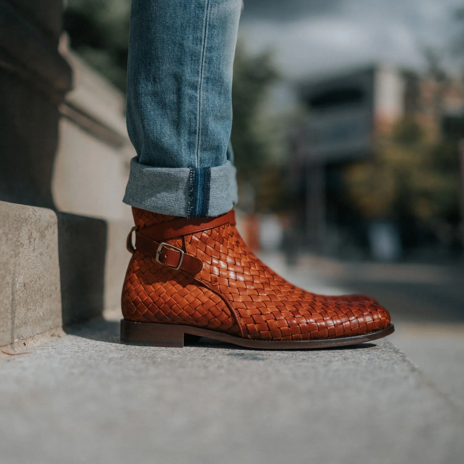 The Dylan Jodhpur Boot in Woven