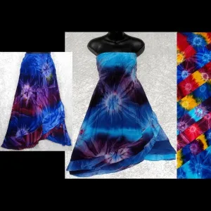 Tie-Dye Convertible Dress/Skirt