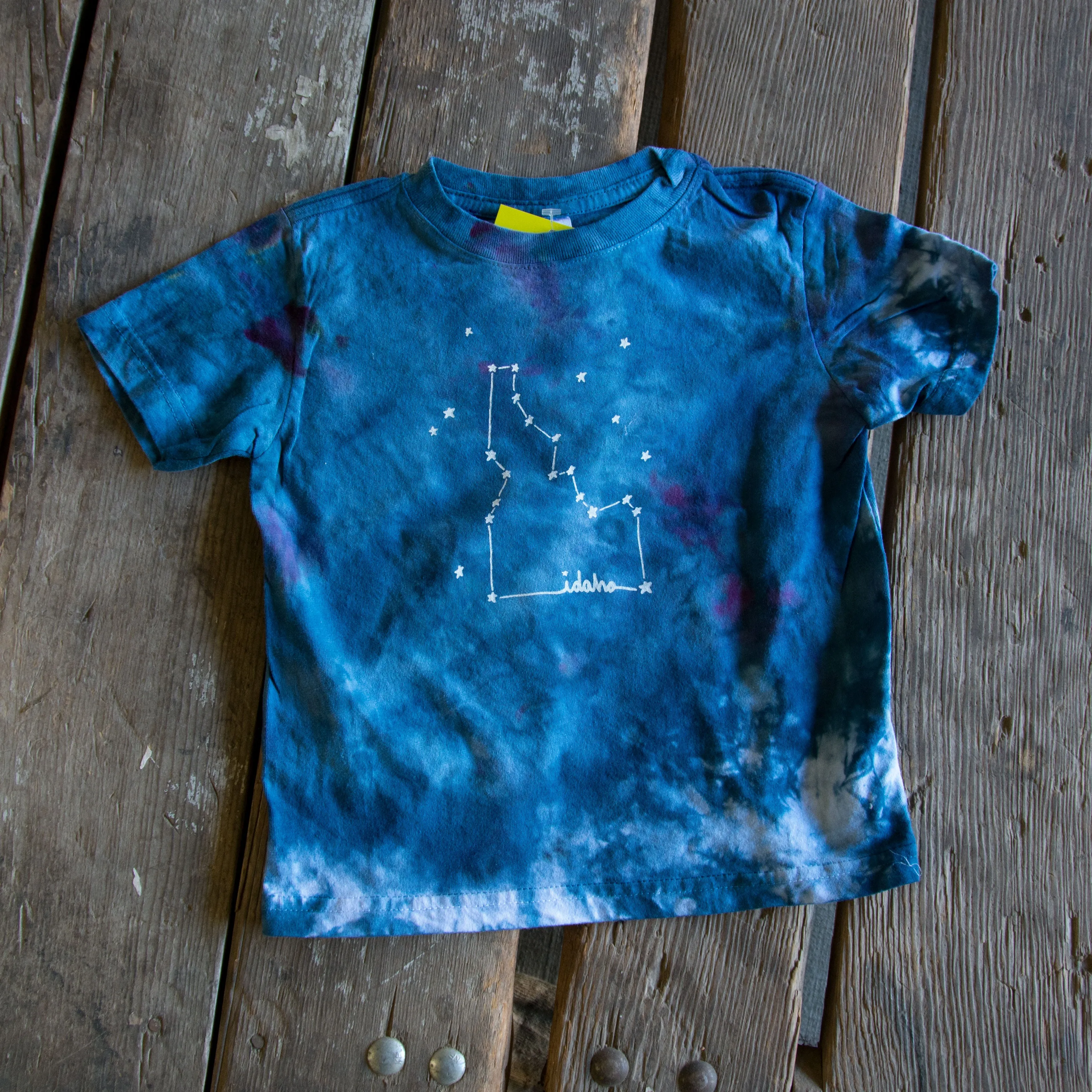 Toddler Idaho Constellation T-shirt, eco-friendly waterbased inks, toddler sizes