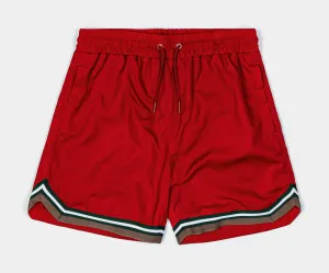 Trim Hybrid Mens Shorts (Red)