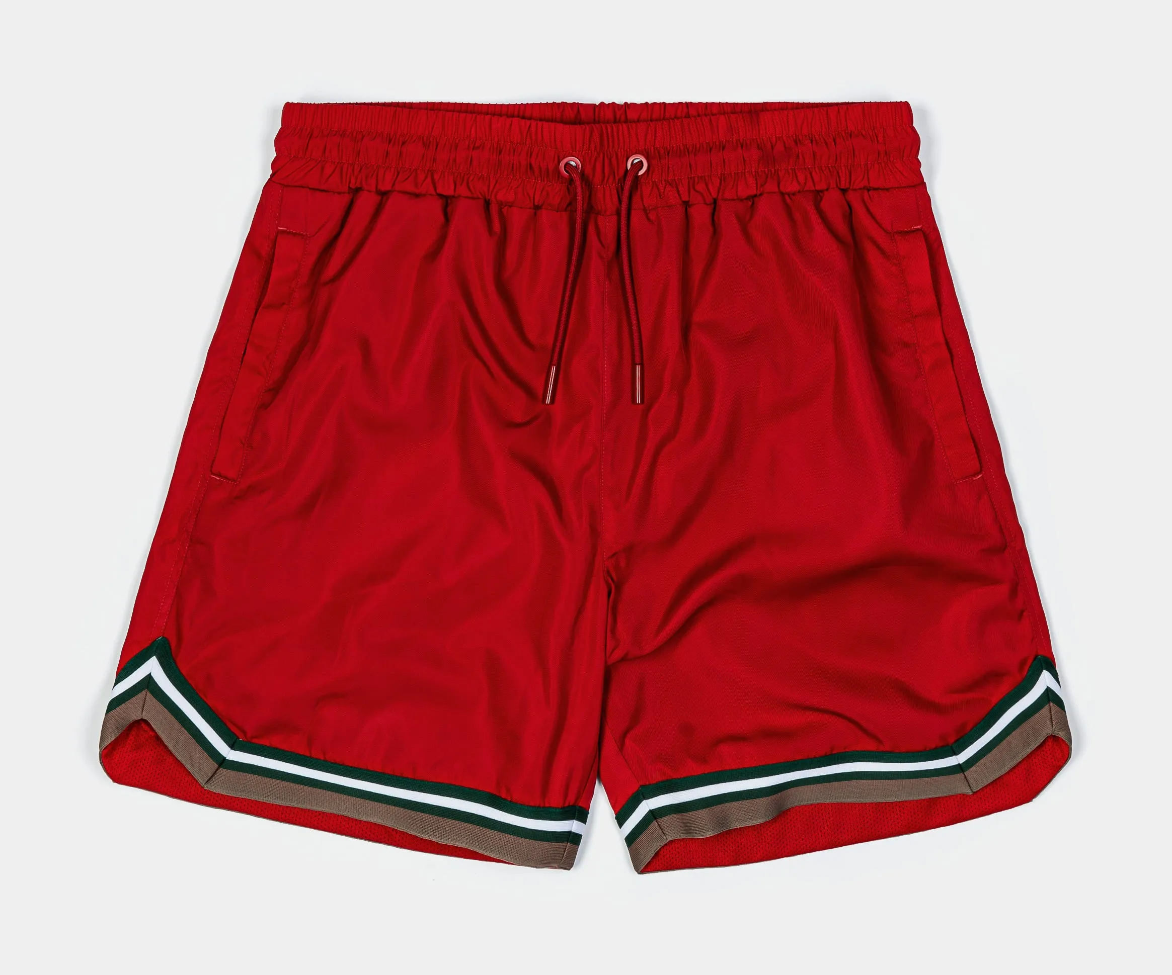 Trim Hybrid Mens Shorts (Red)