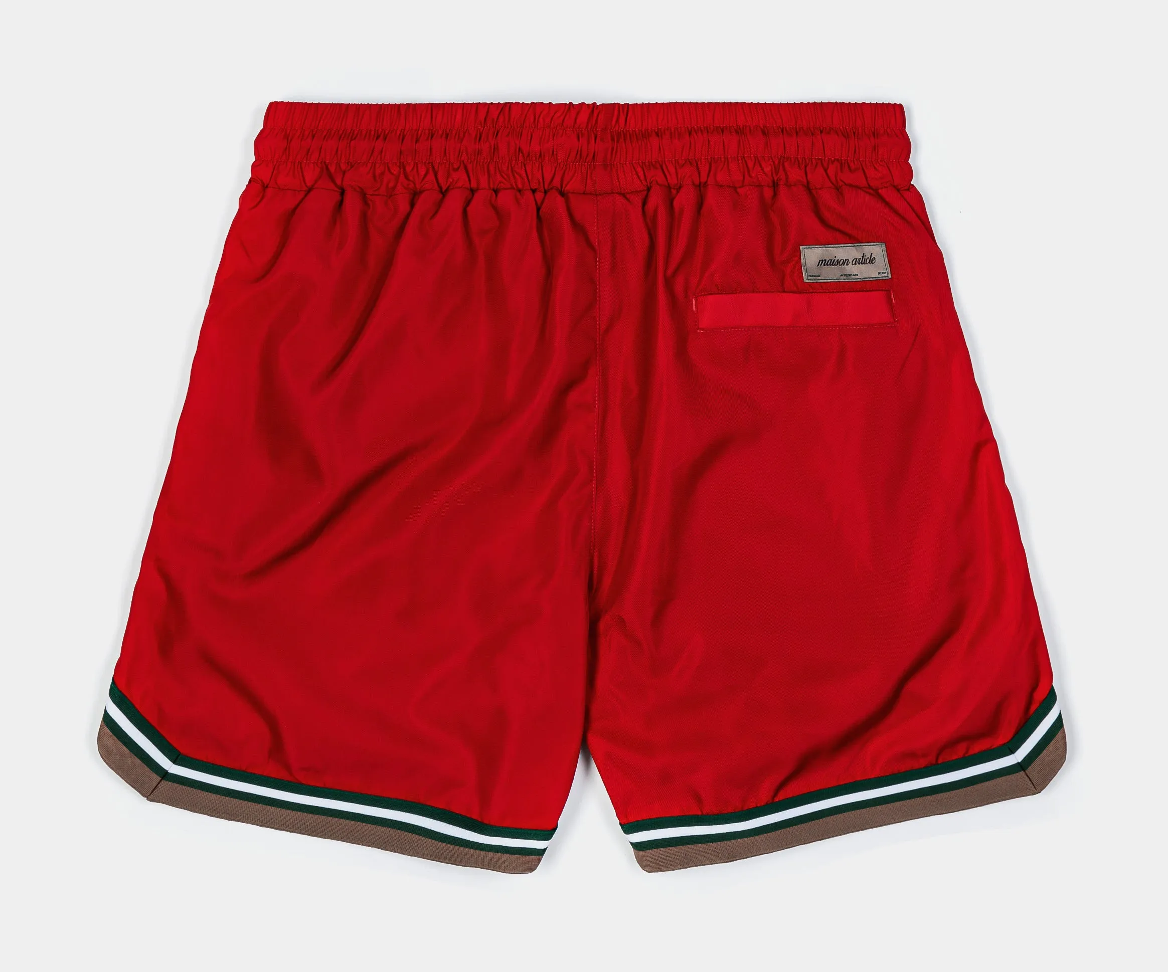 Trim Hybrid Mens Shorts (Red)