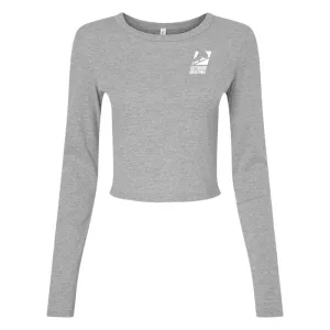 U.S. Figure Skating, Ladies' Micro Ribbed Long Sleeve Baby Tee