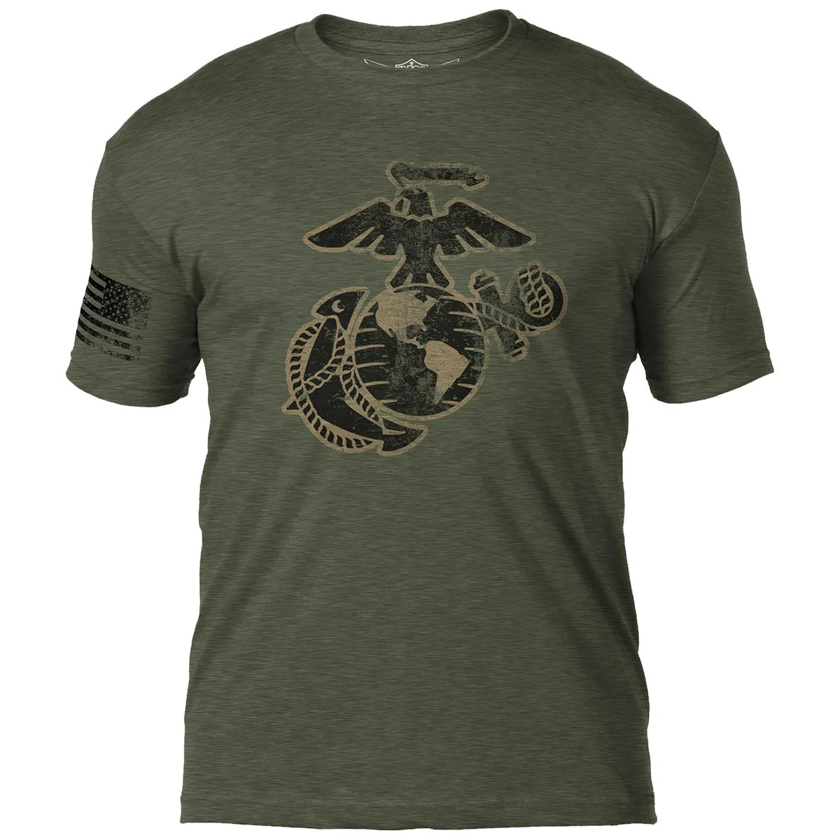 USMC EGA 'Distressed' 7.62 Design Battlespace Men's T-Shirt