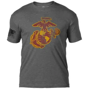 USMC EGA 'Distressed' 7.62 Design Battlespace Men's T-Shirt