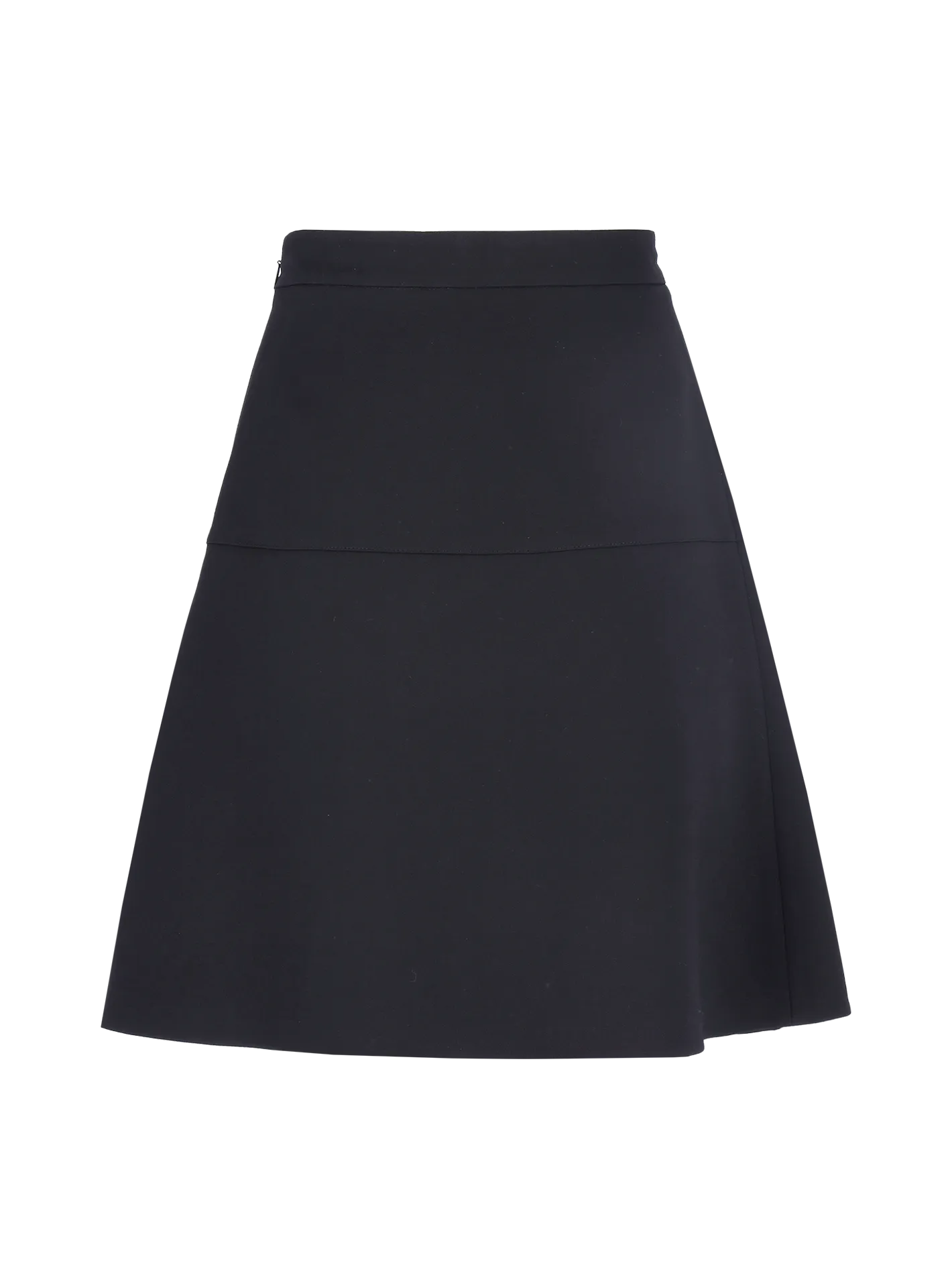 wool-silk a-line skirt