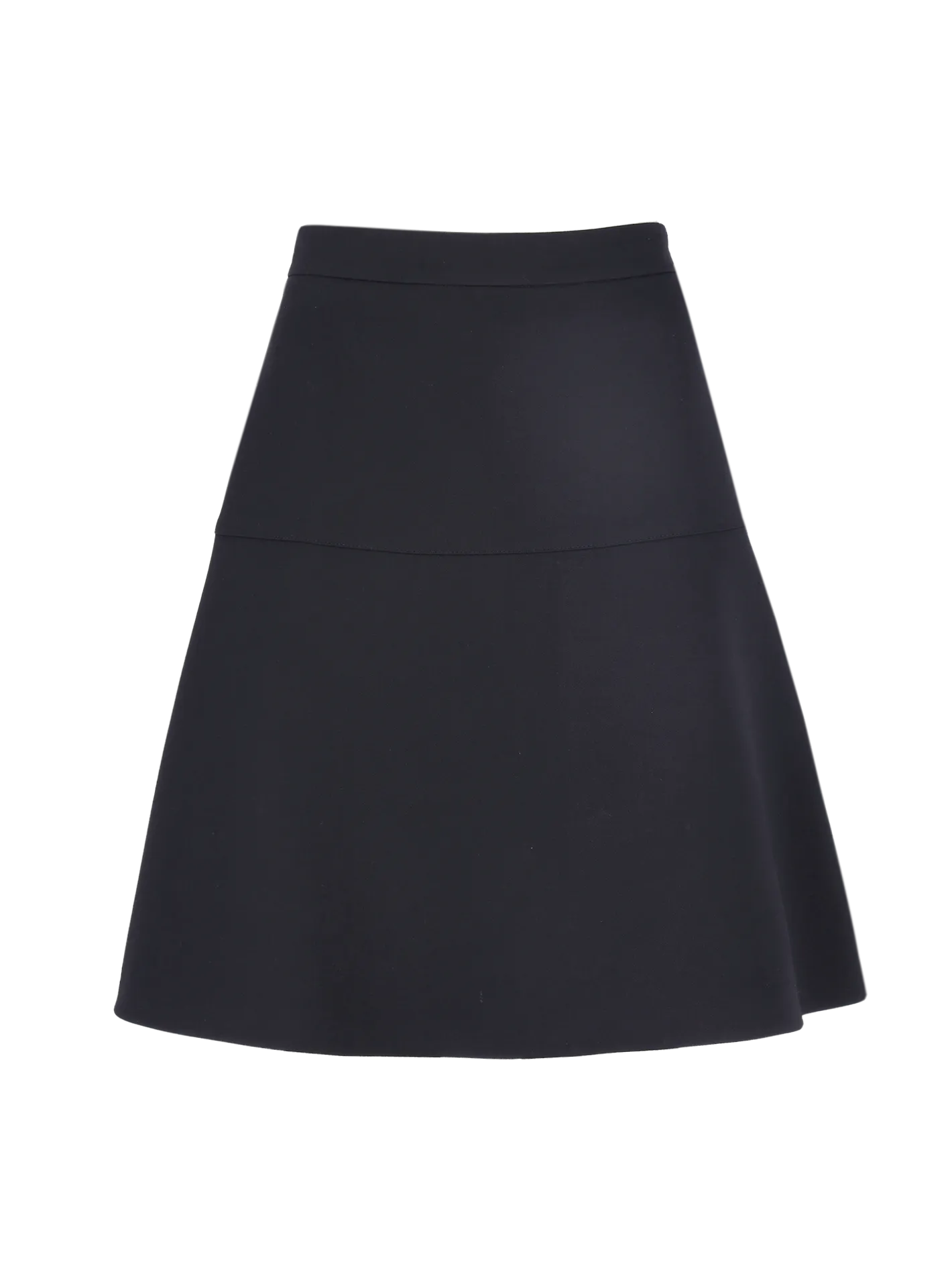 wool-silk a-line skirt